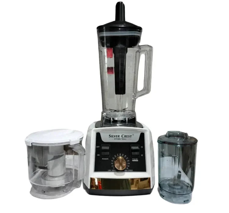 SILVER CREST HEAVY DUTY BLENDER 3 IN 1 POWER FULL MOTOR 2L JUG , GRINDER AND CHOPPER GERMAN TECHNOLOGY