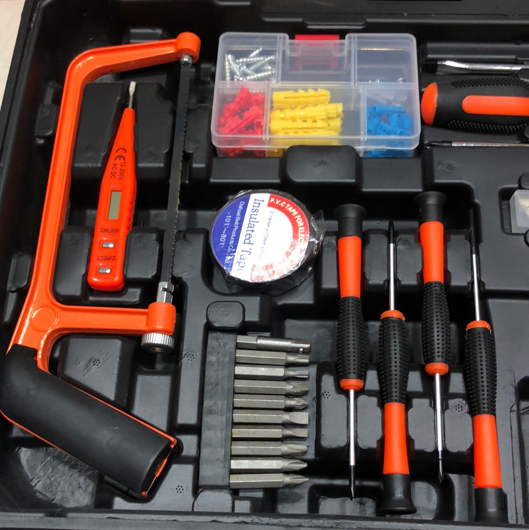 Household Tool Kit 12V Lithium-Ion Cordless Screwdriver Drill