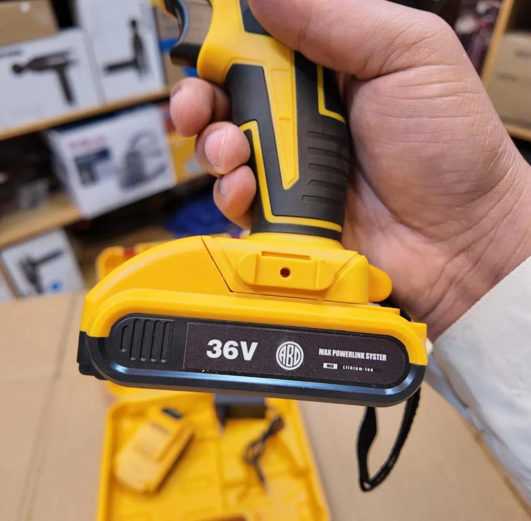 36V RECHARGEABLE DRILL WITH 24 TOOLS