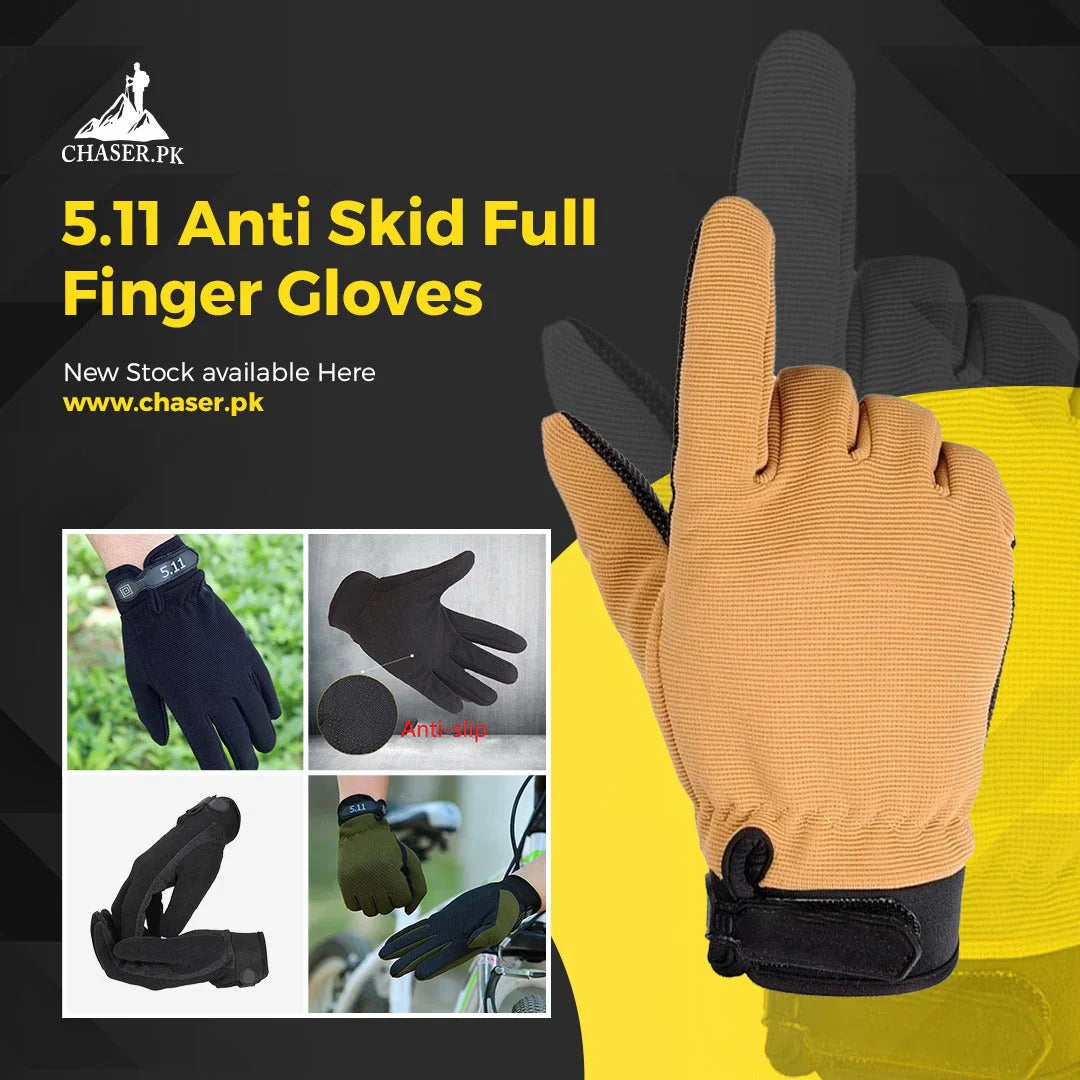 5.11 ANTI SKID FULL FINGER GLOVES