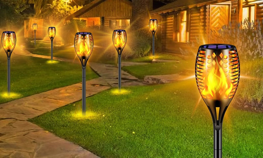 Solar Flame LED Garden Decoration Light