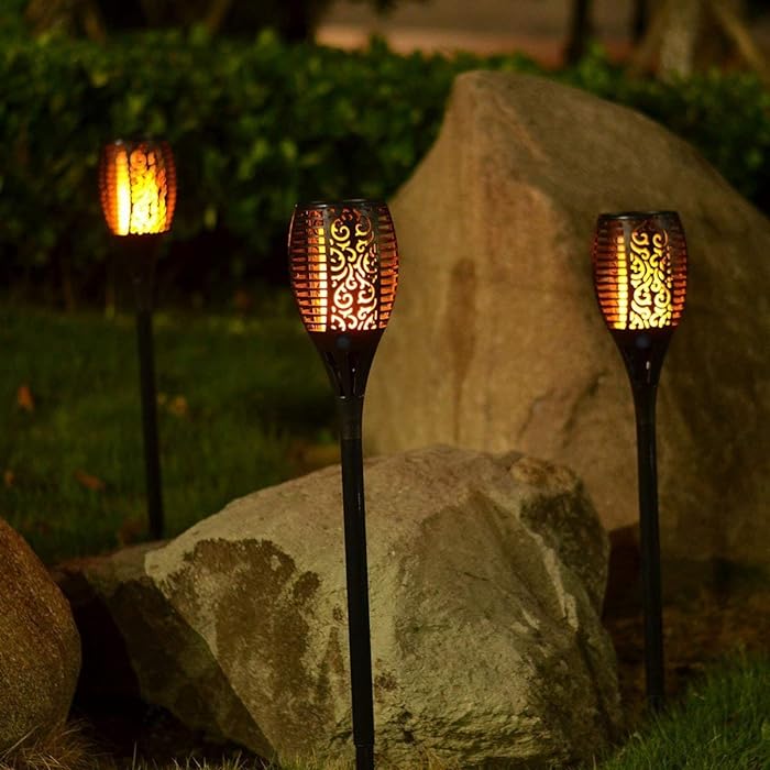 Solar Flame LED Garden Decoration Light