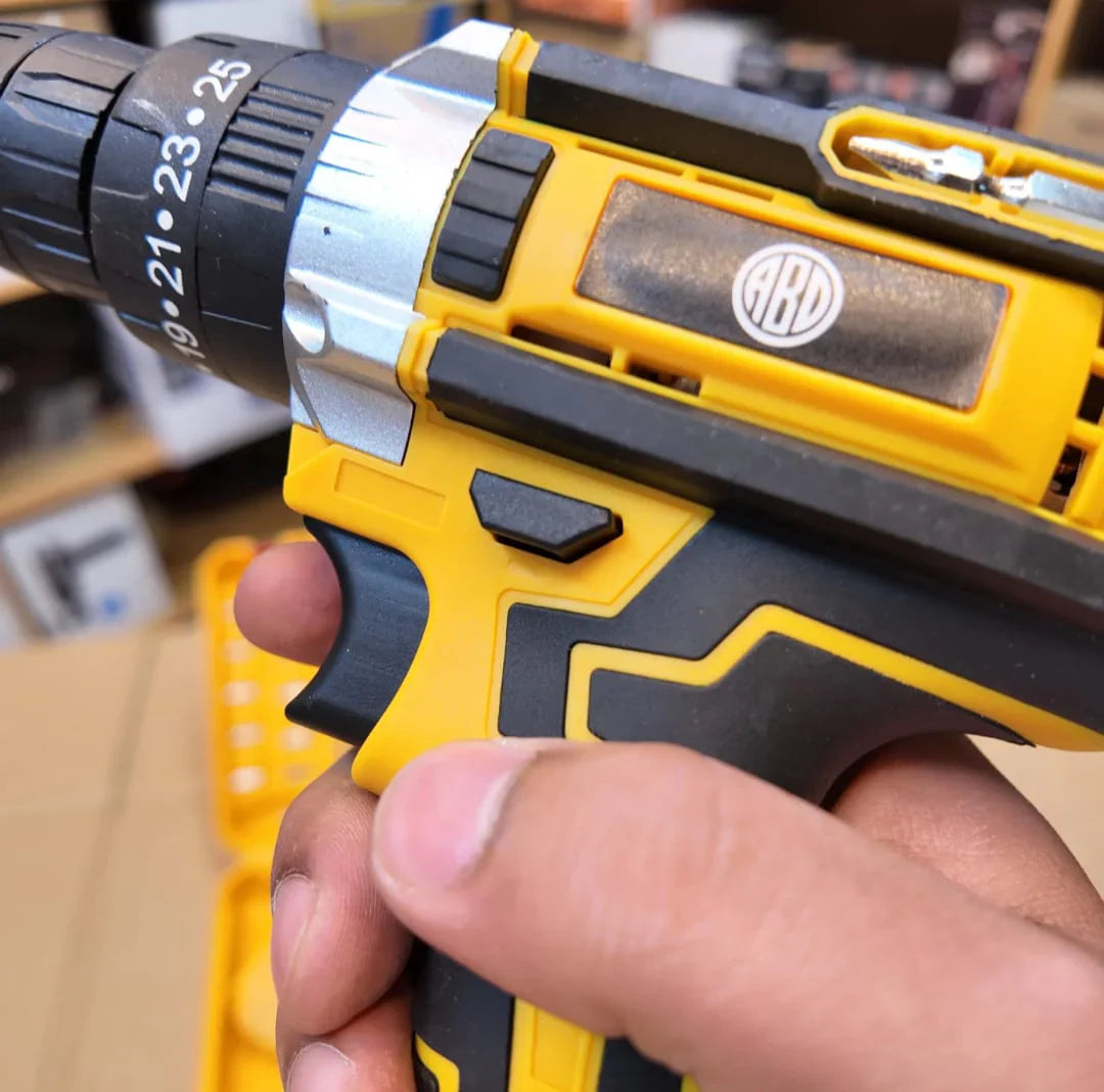 36V RECHARGEABLE DRILL WITH 24 TOOLS