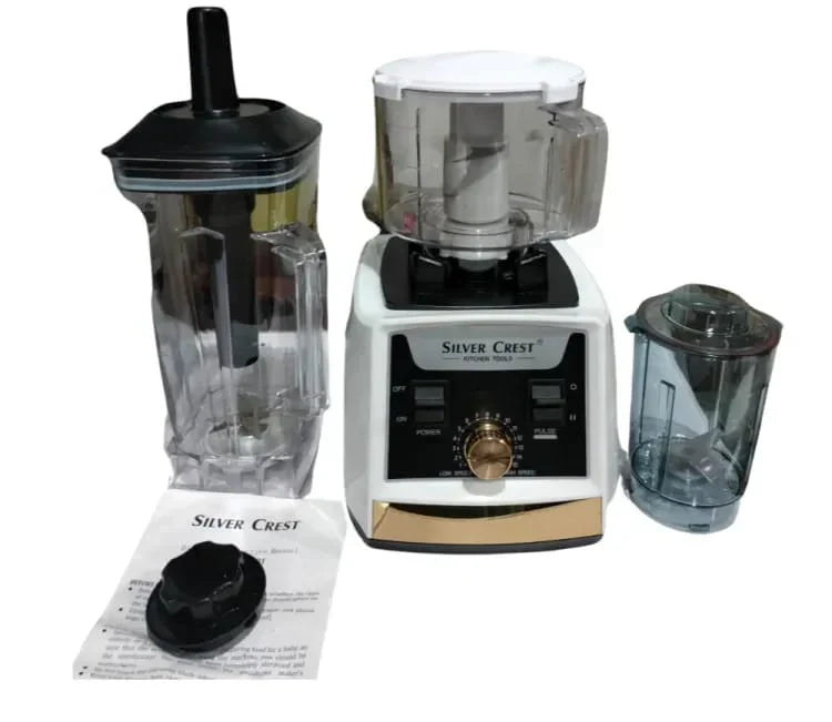 SILVER CREST HEAVY DUTY BLENDER 3 IN 1 POWER FULL MOTOR 2L JUG , GRINDER AND CHOPPER GERMAN TECHNOLOGY