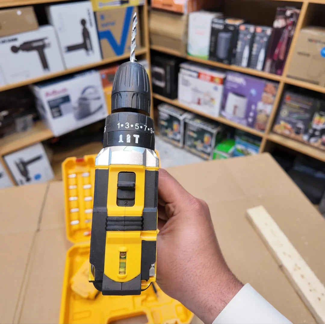 36V RECHARGEABLE DRILL WITH 24 TOOLS