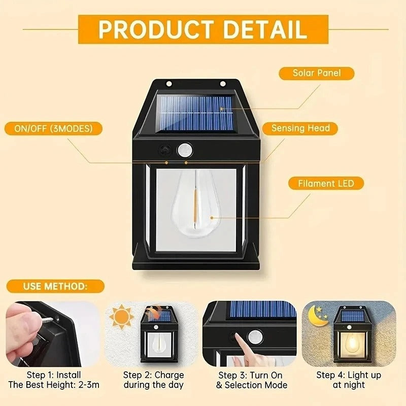 solar interaction Outdoor Lamp